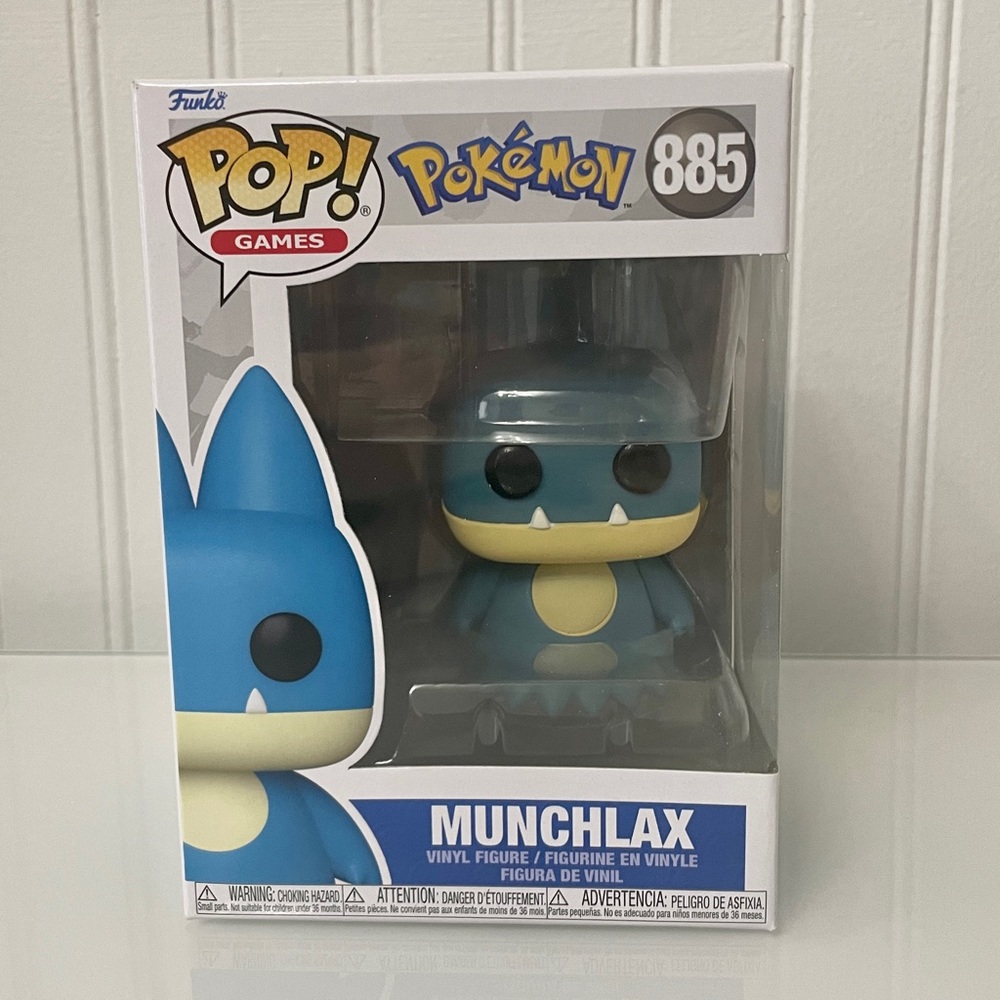 Set of 2- Funko Pop! Games Pokémon Oshawott & Munchlax-NIB
